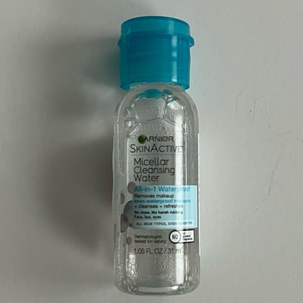 Garnier SkinActive Micellar Cleansing Water Mini All-In-One Waterproof  NWT